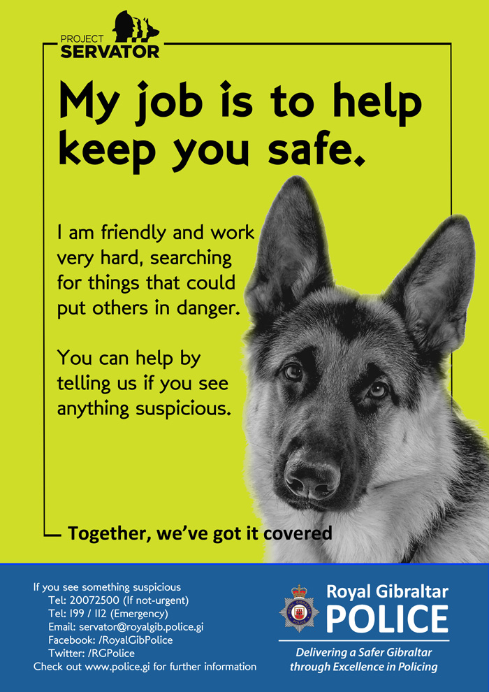 My job is to help keep you safe Poster